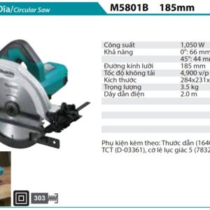 Makita M5801B MÁY CƯA ĐĨA(185MM)