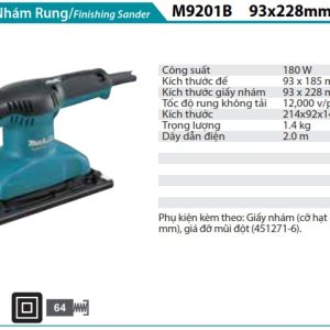 Makita M9201B MÁY CHÀ NHÁM RUNG