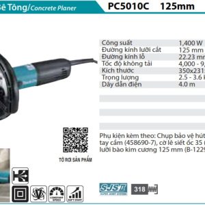 Makita PC5010C MÁY BÀO BÊ TÔNG(125MM)