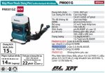 Makita PM001GT201 MÁY PHUN THUỐC DÙNG PIN(BL)(40V MAXX2)