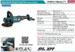 Makita PV001GZ MÁY ĐÁNH BÓNG DÙNG PIN(180MM/BL)(40V MAX (không kèm pin sạc)