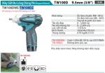 Makita TW100DZ MÁY SIẾT BU LÔNG DÙNG PIN(9.5MM)(10.8V) (không kèm pin sạc)