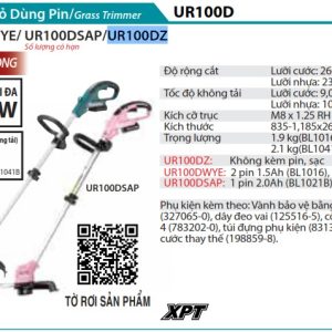 Máy Đầm Dùi Bê Tông Dùng Pin VR001GZ