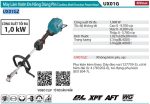 Makita DCL284FZW MÁY HÚT BỤI DÙNG PIN(BL)(18V)