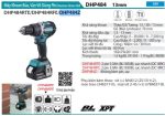 Makita DHP484Z MÁY KHOAN BÚA, VẶN VÍT DÙNG PIN(BL)(18V) (không kèm pin sạc)