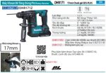 Makita DHR171RFJ MÁY KHOAN BÊ TÔNG DÙNG PIN (kèm 02 pin 3.0 + sạc nhanh)