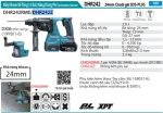 Makita DHR242Z MÁY KHOAN BÊ TÔNG 3 CHỨC NĂNG DÙNG PIN (không kèm pin sạc)