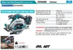 Makita DHS680RMJ MÁY CƯA ĐĨA DÙNG PIN(165MM/BL)(18V) (kèm 02 pin 4.0Ah + sạc nhanh)