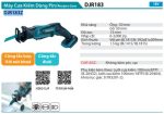 Makita DJR183Z MÁY CƯA KIẾM DÙNG PIN(18V) (không kèm pin sạc)