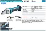 Makita DJS161Z MÁY CẮT KIM LOẠI THẲNG DÙNG PIN(18V) (không kèm pin sạc)