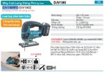 Makita DJV180RFE MÁY CƯA LỌNG DÙNG PIN(18V) (kèm 02 pin 3.0 + sạc nhanh)