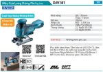 Makita DJV181Z MÁY CƯA LỌNG DÙNG PIN(BL)(18V) (không kèm pin sạc)