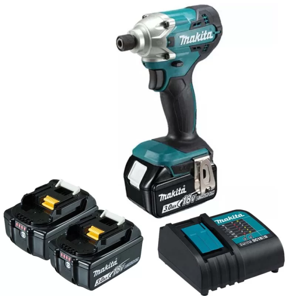 Makita DTD156SFE MÁY BẮT VÍT DÙNG PIN(BL1830B*2+DC18SD+ (kèm 02 pin 3.0 + sạc)