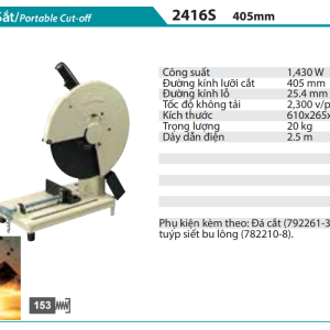 Makita 2416S MÁY CẮT SẮT(405MM)