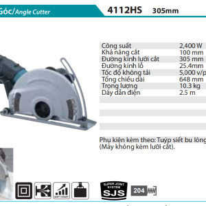 Makita 4112HS MÁY CẮT GÓC(305MM)