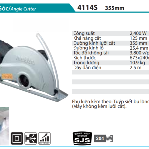 Makita 4114S MÁY CẮT GÓC(355MM)