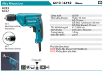 Makita 6412 MÁY KHOAN(10MM)