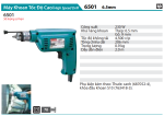 Makita 6501 MÁY KHOAN TỐC ĐỘ CAO(6.5MM)