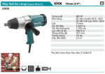 Makita 6906 MÁY SIẾT BU LÔNG(19MM)