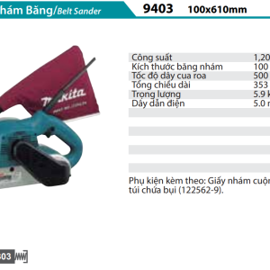 Makita 9403 MÁY CHÀ NHÁM BĂNG(100MMX610MM)