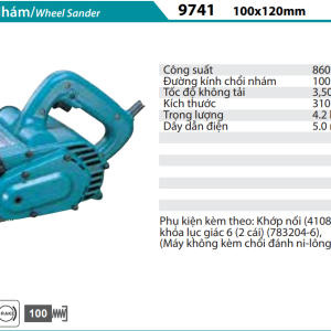 Makita 9741 MÁY CHÀ NHÁM(100MMX120MM)