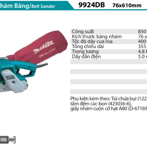 Makita 9924DB MÁY CHÀ NHÁM BĂNG(76MMX610MM)