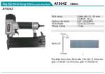 Makita AF504Z MÁY BẮN ĐINH DÙNG HƠI