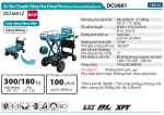 Makita DCU601Z XE VẬN CHUYỂN HÀNG HÓA DÙNG PIN (DẠNG KHUNG PHẲNG/NÂNG ĐIỆN/BL)(18VX2)