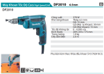 Makita DP2010 MÁY KHOAN TỐC ĐỘ CAO(6.5MM)