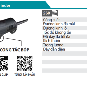 Makita GA4050 MÁY MÀI GÓC(100MM/1300W/CÔNG TẮC BÓP)