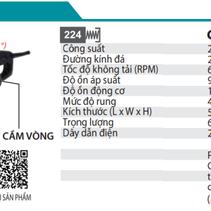 Makita GA9071 MÁY MÀI GÓC(230MM/2800W/TAY CẦM DẠNG VÒN