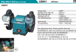 Makita GB801 MÁY MÀI 2 ĐÁ(205MM)