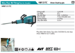 Makita HM1317C MÁY ĐỤC BÊ TÔNG(CHUÔI LỤC GIÁC 30MM)