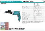 Makita HP2050 MÁY KHOAN BÚA 2 TỐC ĐỘ(20MM)