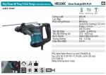 Makita HR3200C MÁY KHOAN BÊ TÔNG 3 CHỨC NĂNG