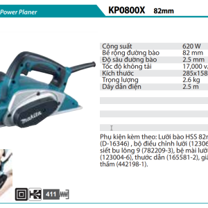 Makita KP0800X MÁY BÀO(82MM)