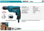 Makita M0601B MÁY KHOAN(10MM)