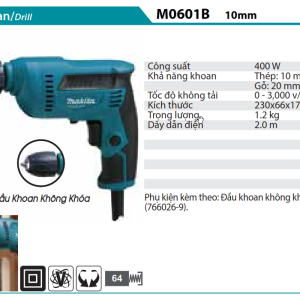 Makita M0601B MÁY KHOAN(10MM)