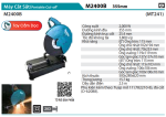 Makita M2400B MÁY CẮT SẮT(355MM/2000W)