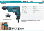 Makita M6002B MÁY KHOAN(10MM)