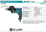 Makita M8100B MÁY KHOAN BÚA(16MM)