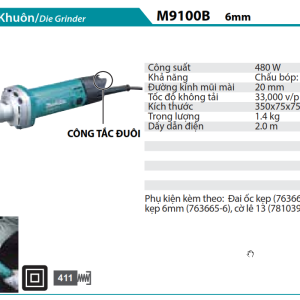 Makita M9100B MÁY MÀI KHUÔN(6MM)