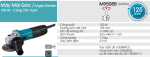 Makita M9508B MÁY MÀI GÓC(125MM/720W/CÔNG TẮC TRƯỢT)