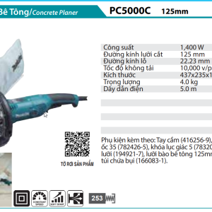 Makita PC5000C MÁY BÀO BÊ TÔNG(125MM)