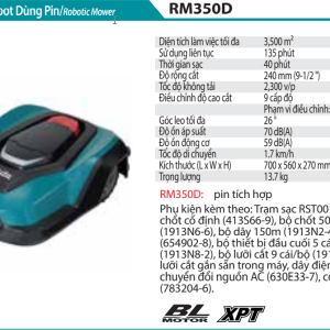 Makita RM350D Máy cắt cỏ roto dùng pin 18V