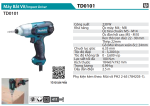 Makita TD0101 MÁY BẮT VÍT