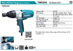 Makita TW0350 MÁY SIẾT BU LÔNG(12.7MM)