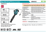 Makita UB003CZ MÁY THỔI DÙNG PIN(CHỈ DÙNG CHUNG VỚI BỘCẤP NGUỒN/BL) (chưa kèm pin sạc)