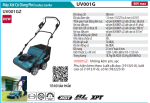 Makita UV001GZ MÁY XỚI ĐẤT DÙNG PIN(380MM/BL)(40VMAX) (chưa kèm pin sạc)